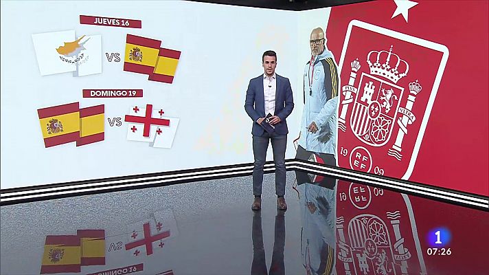 Telediario Matinal - Gayà y Ferran Torres, ausencias en el primer entrenamiento de la selección en Las Rozas