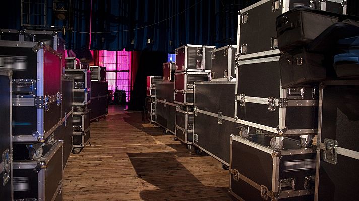 Todo listo en el 'backstage' para la gala de los Latin Grammy en Sevilla