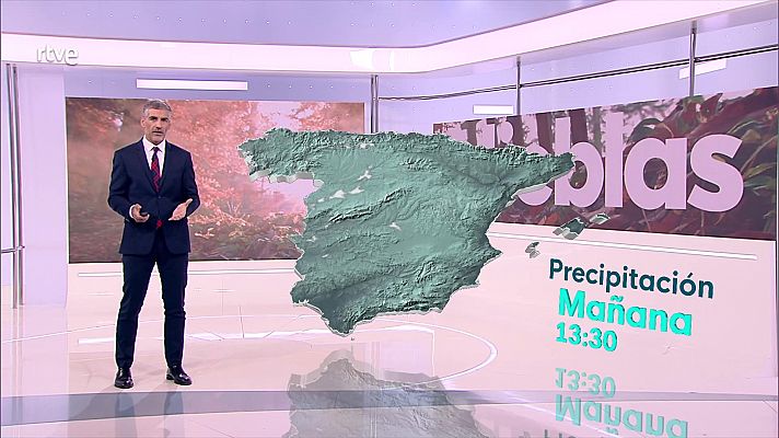 El tiempo - Probables precipitaciones persistentes en el oeste de Galicia