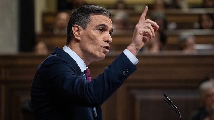 Telediario 1 - Sánchez anuncia la extensión de la rebaja del IVA a alimentos hasta junio y transporte gratis a menores y parados en 2024