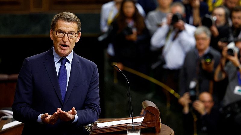 Investidura | Feijóo reprocha a los independentistas sus pactos con Sánchez - Especiales informativos | Ver