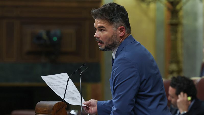 Rufián, al PP: "Llevan 46 años diciendo que España se rompe"