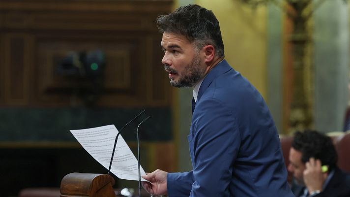 Informativo 24h - Rufián, al PP: "Llevan 46 años diciendo que España se rompe"