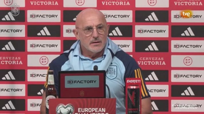 Eurocopa - Rueda de prensa de Luis de La Fuente y Mikel Oyarzabal