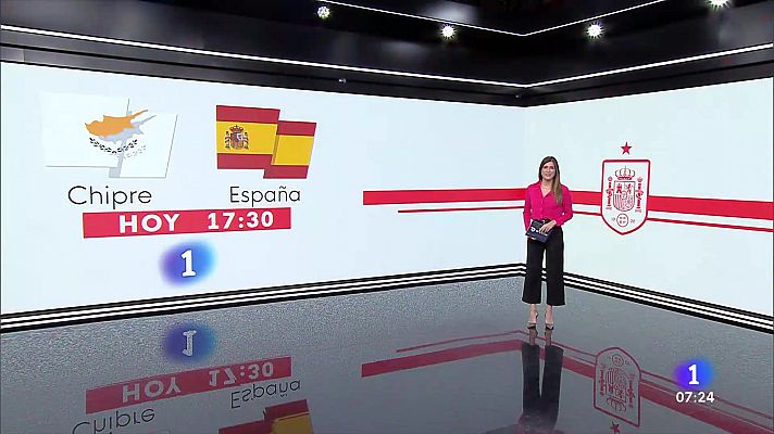 España busca ante Chipre consolidar su primer puesto de grupo