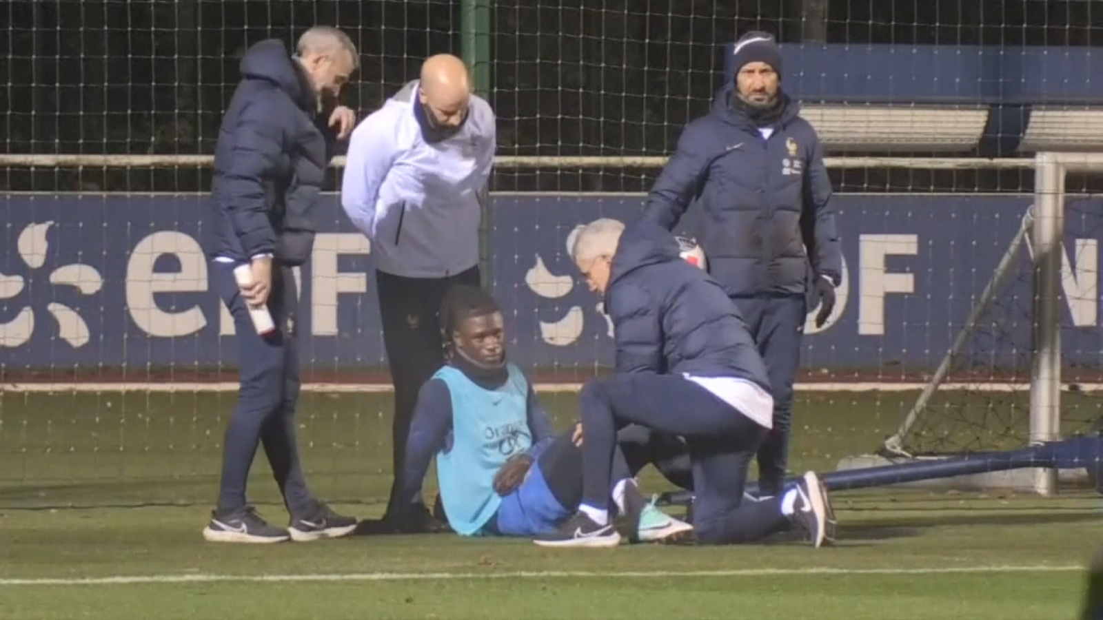 Vídeo de la lesión de Eduardo Camavinga con la selección francesa