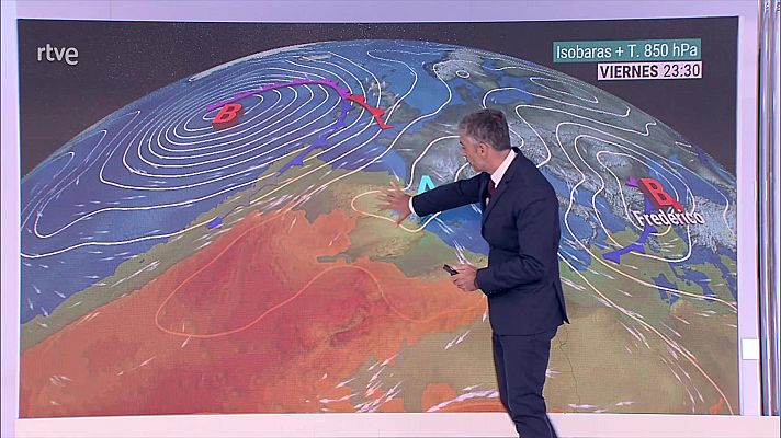 El tiempo - Intervalos de viento fuerte en los litorales del norte de Galicia, sin descartarlos en el Cantábrico