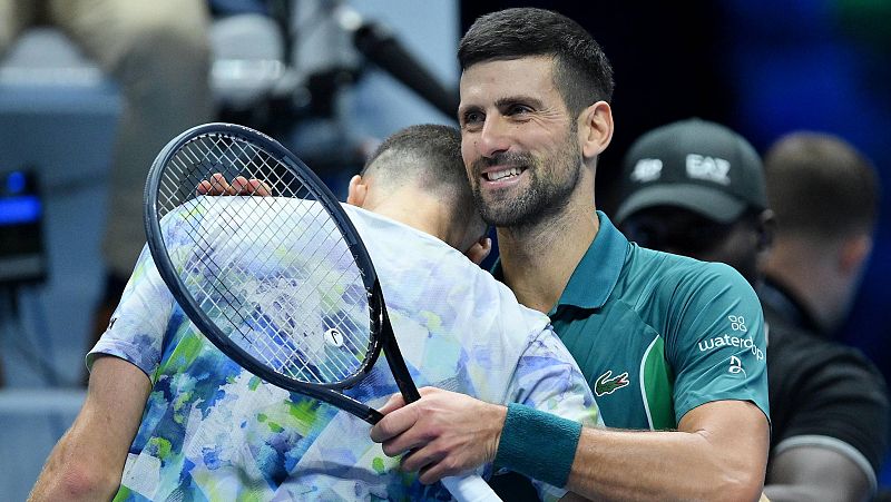 Asi ha sido la victoria de Djokovic ante Hurkacz en las Finales ATP