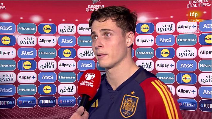 Fútbol - Chipre 1-3 España | Riquelme en su debut con la selección absoluta: "Ojalá sea la primera de muchas"