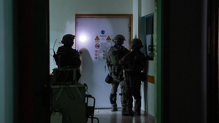 Telediario 2 - Israel asegura que Hamás operaba desde el hospital de Al Shifa, atacado por sus tropas