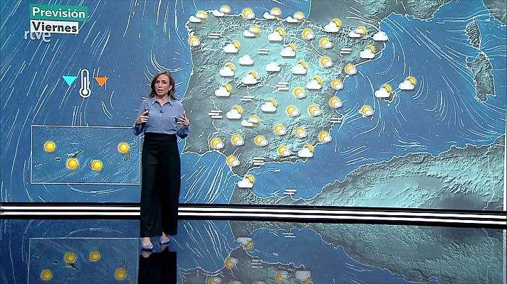 Las temperaturas mínimas tenderán a descender en Andalucía, Levante, Canarias y noroeste peninsular, predominando los aumentos en el resto