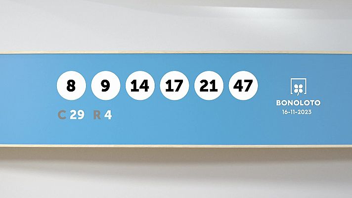 SELAE - Sorteo de la Lotería Primitiva y Joker del 16/11/2023