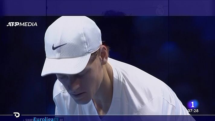 Telediario Matinal - Jannik Sinner vence a Rune y mete a Djokovic en semis