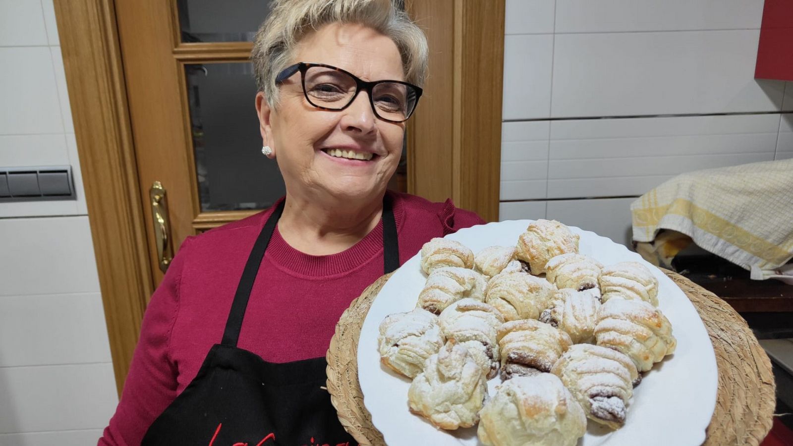 Receta de cruasanes rellenos de chocolate