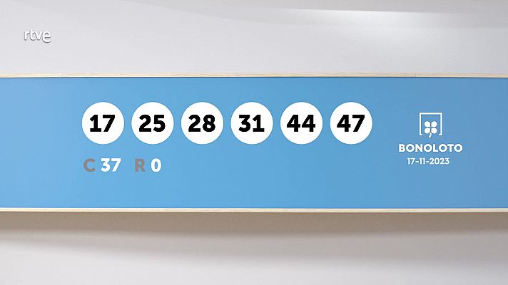 Loterías - La suerte en tus manos - 17/11/2023