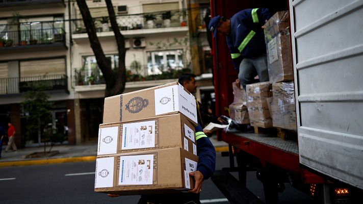 Telediario Fin de Semana - Las encuestas apuntan a un empate técnico en Argentina