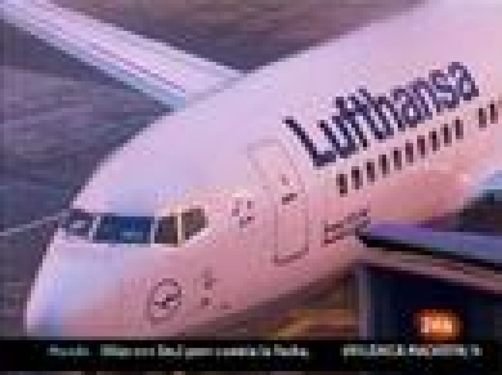 Caos en los aeropuertos por la huelga de pilotos de Lufthansa | Ver