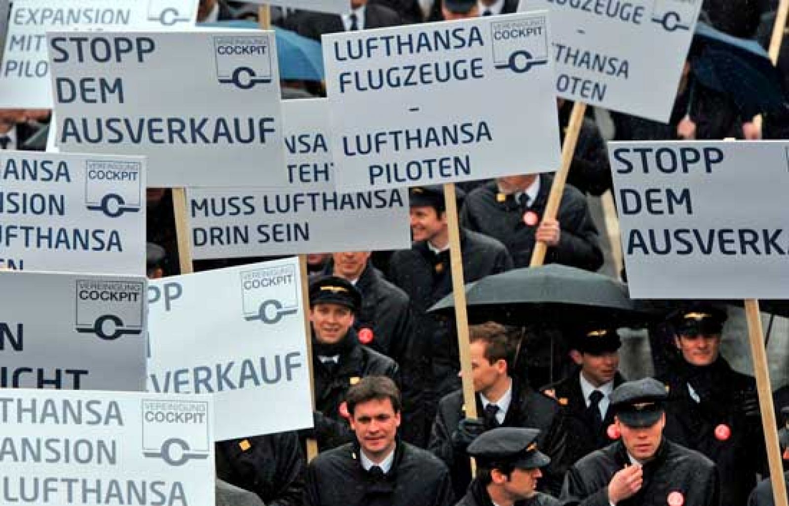 Caos en los aeropuertos por la huelga de pilotos de Lufthansa