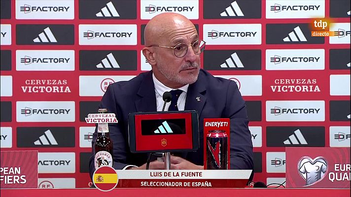 Fútbol - España 3-1 Georgia | Luis de la Fuente, sobre Gavi: "En el vestuario parecía que habíamos perdido"