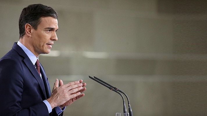 Informativo 24h - Declaración institucional de Pedro Sánchez para dar a conocer la configuración del nuevo Gobierno