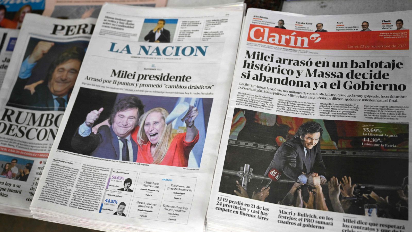 Milei, nuevo presidente de Argentina