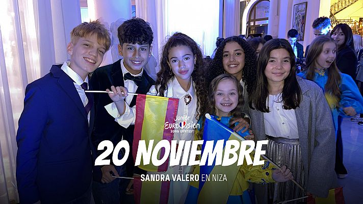 Sandra Valero en la alfombra roja de Eurovisión Junior 2023