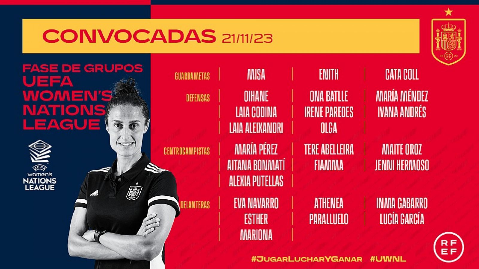 Alexia Putellas entra en la lista de Montse Tomé para los partidos de la Women's Nations League - ver ahora