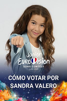 ¡Vota a Sandra Valero en Eurovisión Junior 2023!