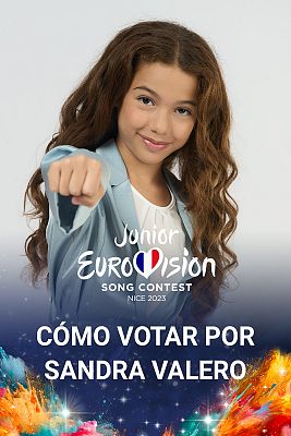 Eurovisión Junior - ¡Vota a Sandra Valero en Eurovisión Junior 2023!
