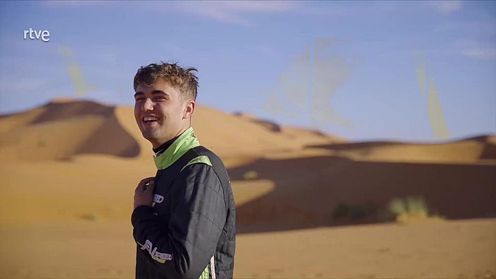 Telediario 1 - Pau Navarro, un talento de 19 años en su primer Dakar en coches