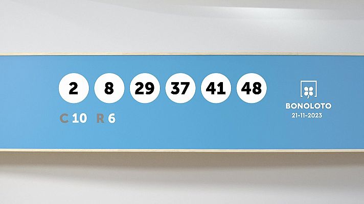 SELAE - Sorteo de la Lotería Bonoloto y Euromillones del 21/11/2023