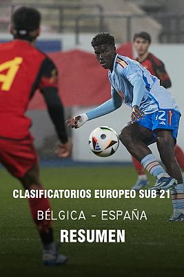 Resumen y goles del Bélgica - España, clasificación Europeo 2025