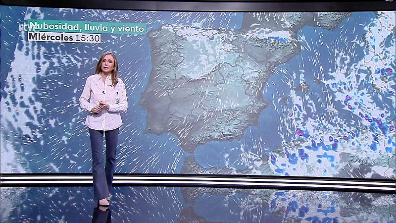 Cota de nieve: unos 1500 m en el norte peninsular. Intervalos de viento fuerte en el tercio nordeste peninsular y en las islas occidentales de Canarias - ver ahora