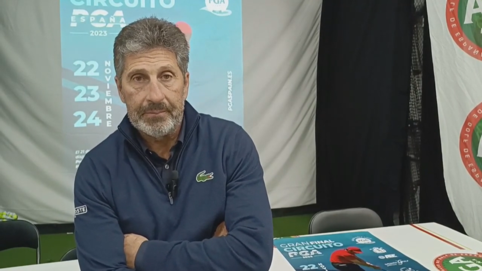 Chema Olazábal en el PGA de Saldaña (Burgos): "Sigo disfrutando con el golf"