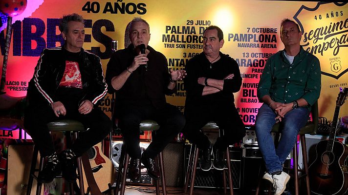 Los Hombres G celebran su 40 aniversario