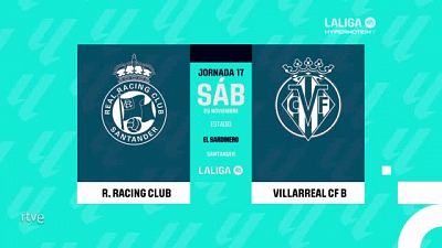 Racing - Villarreal B: resumen del partido de la 16� jornada | Segunda