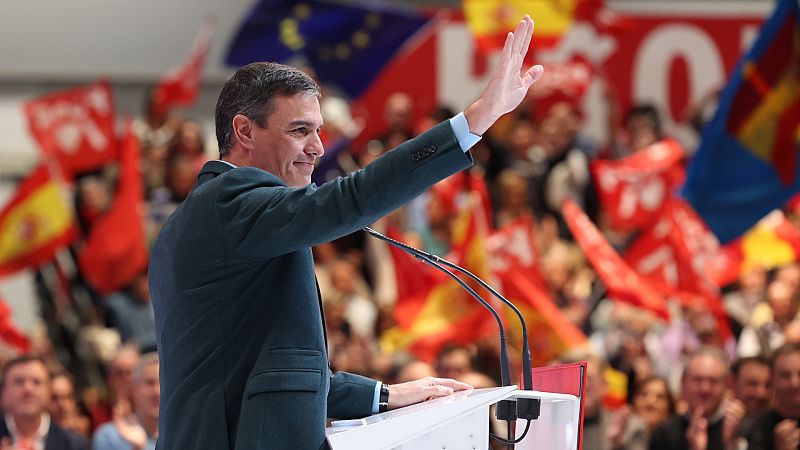 Sánchez defiende su postura sobre Gaza en un gran acto del PSOE en Madrid