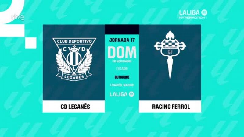 Leganés - Racing de Ferrol: resumen del partido de la 17ª jornada | Segunda