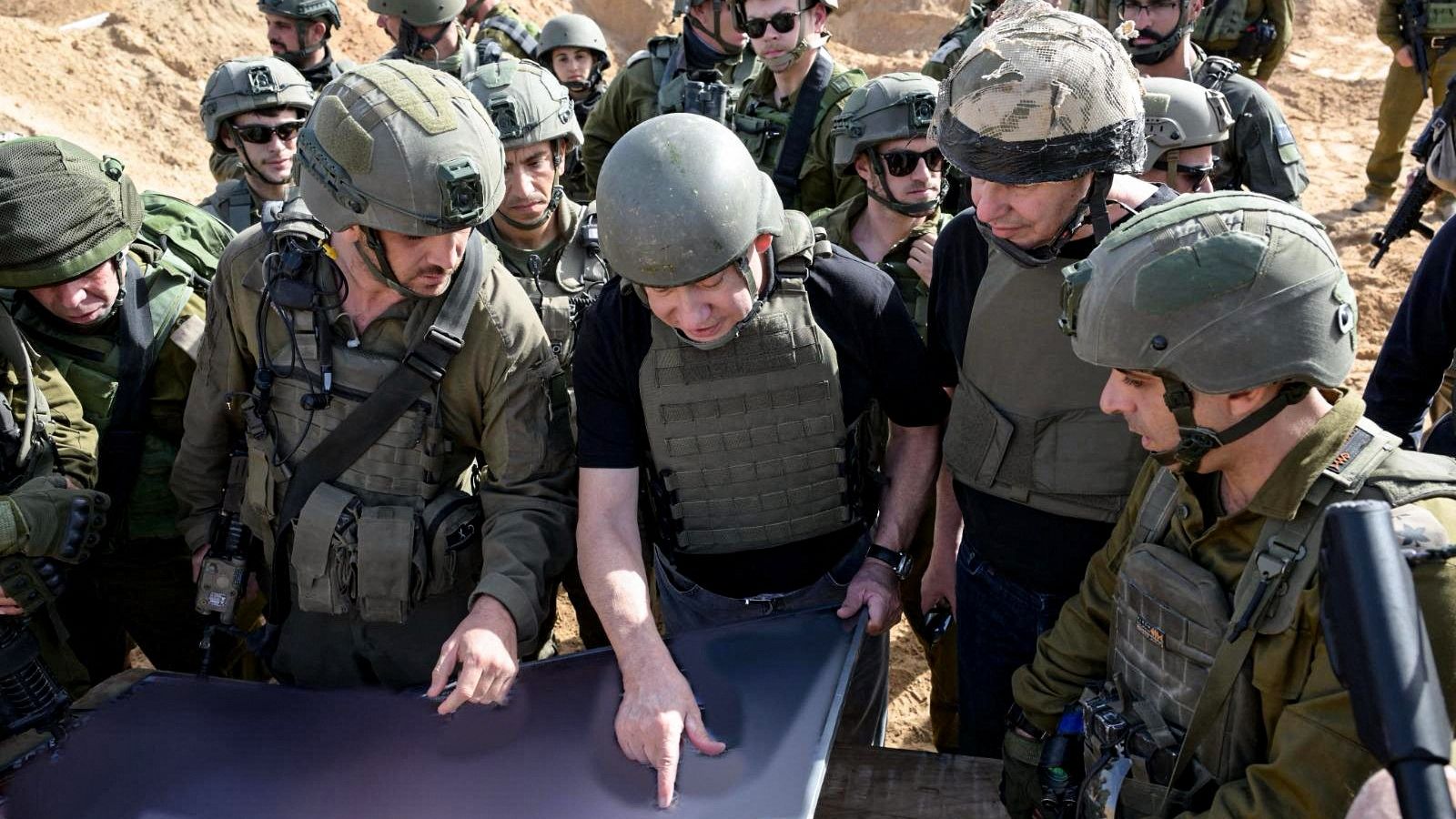 Netanyahu entra en por primera vez desde que estalló la guerra con Hamás