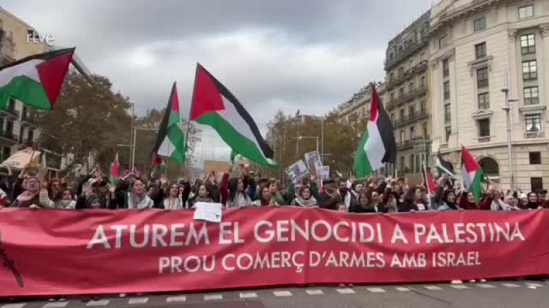 Clam a Barcelona per donar suport al poble palestí