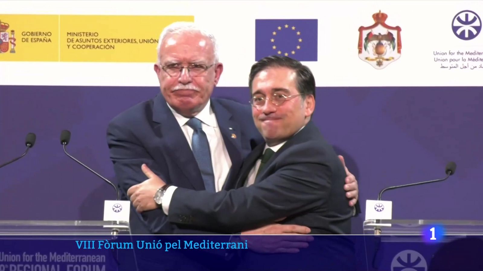 Albares mostra el seu suport al ministre d'exteriors palestí en la Unió pel Mediterrani en absència d'Israel - veure ara