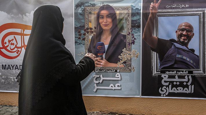 Telediario 1 - La salud mental de los reporteros de guerra, también en riesgo: del estrés por compasión al peligro físico