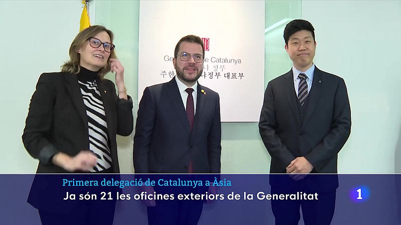 Pere Aragon�s inaugura la nova delegaci� a Corea del Sud