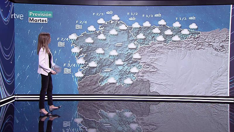 Nieblas que pueden ser persistentes en la meseta Norte, Extremadura e interior de Galicia  - ver ahora