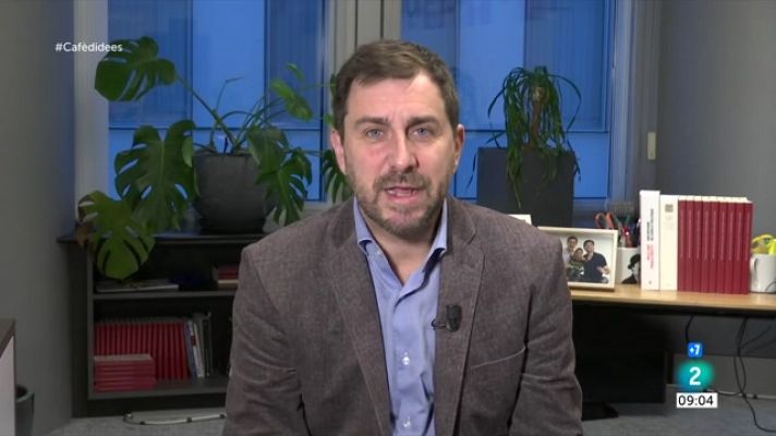 Cafè d'idees - Toni Comín critica l'"interès partidista" d'ERC a negociar conjuntament