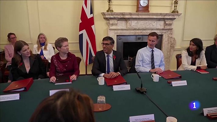 Telediario 1 - Sunak planta a Mitsotakis por su petición de devolución de los mármoles del Partenón