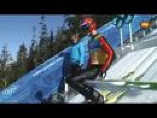 Austria domina en el salto de esquí