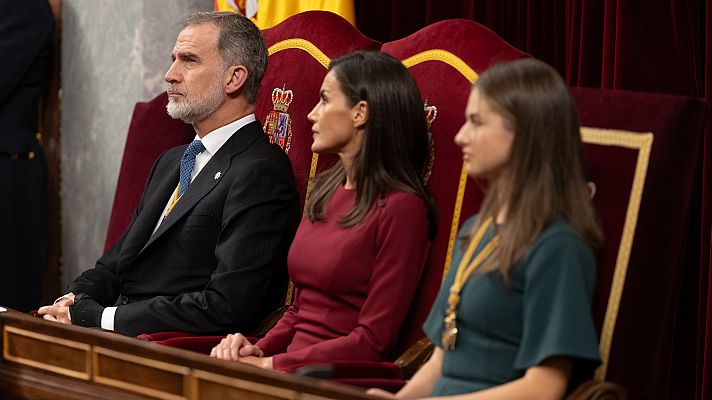 Discurso íntegro del rey Felipe VI con motivo de la Apertura de las Cortes de la XV legislatura