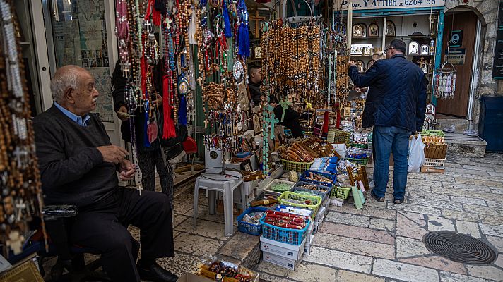 Telediario 1 - La guerra hunde el turismo en Israel