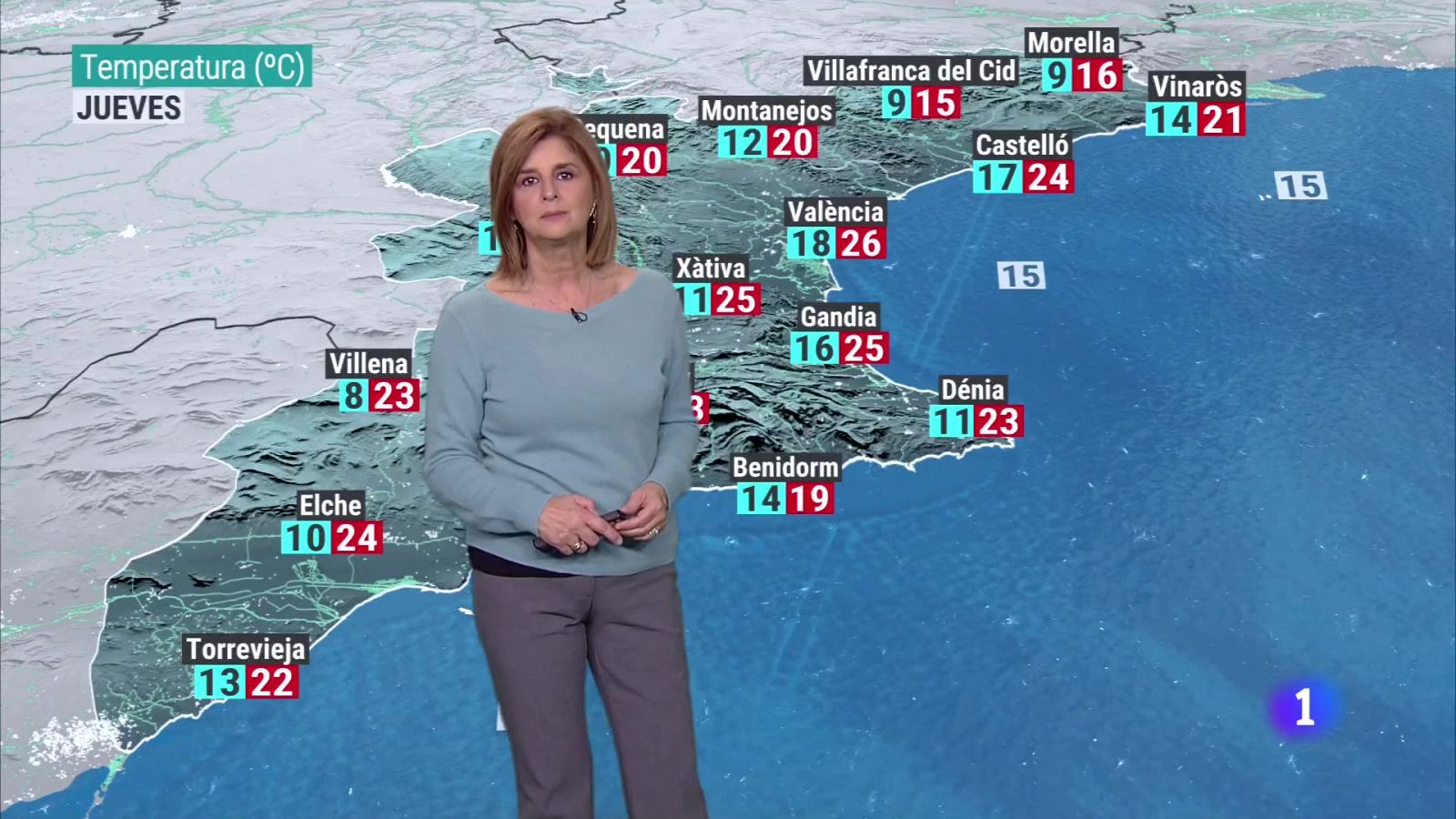 El tiempo en la Comunitat Valenciana 29/11/23